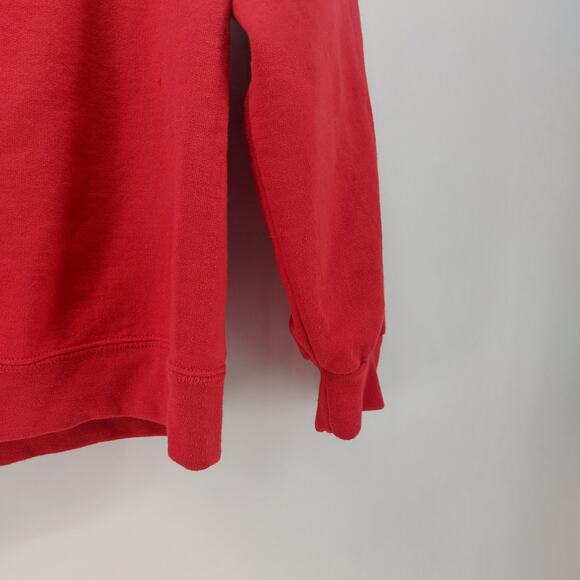 Jerzees Nublend Ugly Christmas Sweater Red Star Trek Size M - Picture 11 of 15